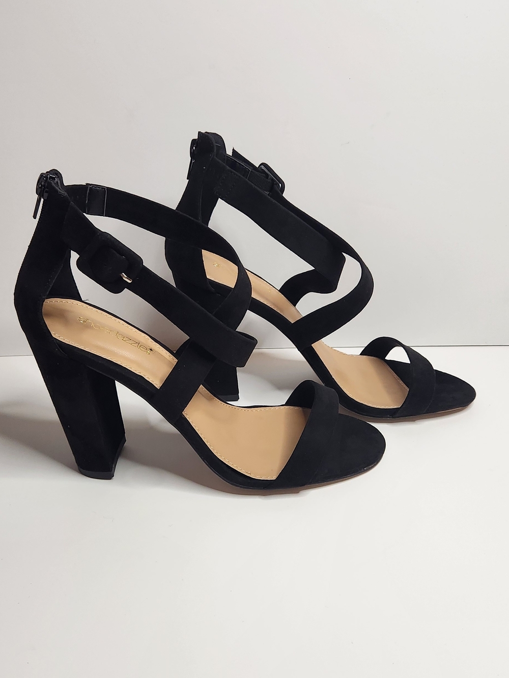 Black Suede Sandals